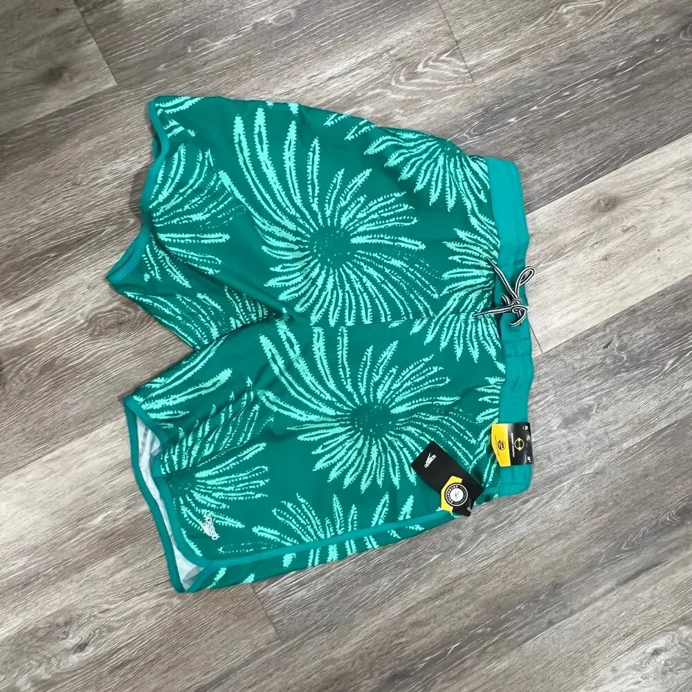 Speedo Green Tropical Swim Trunk Size XL
